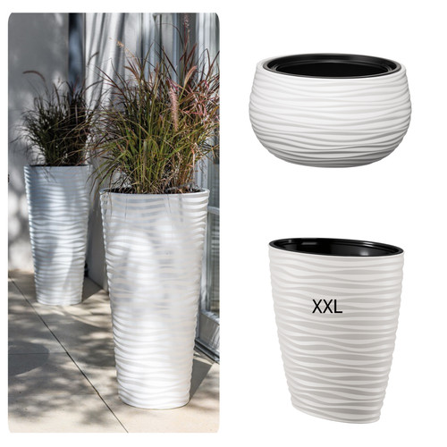 Blumenkübel slim welle - slim,