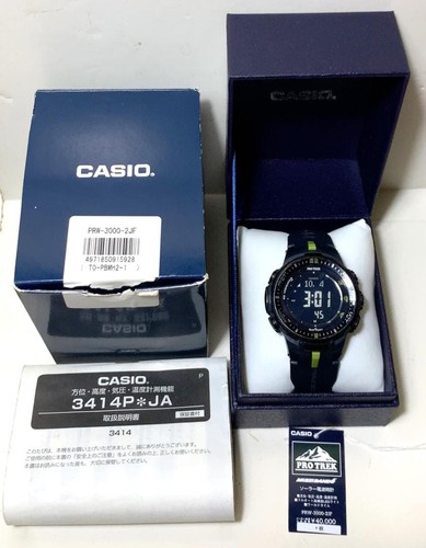 Casio pro trek prw 3000b - casio,