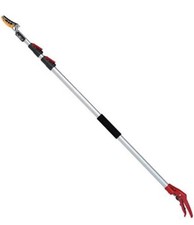 Einhandbedienung Schneidgiraffe + Astsäge (– 3,40 m)  Teleskopschere für Bäume