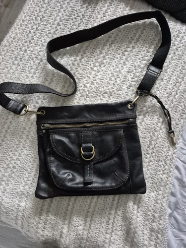 Fossil tasche leder schwarz - tasche,