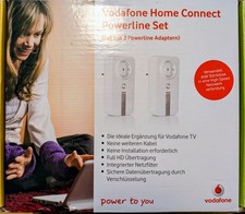 Vodafone Home Connect Powerline Adapter 200+ Set, 2 Adapter