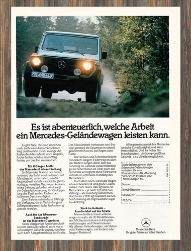 Mercedes benz klasse - mercedes-benz, g-klasse