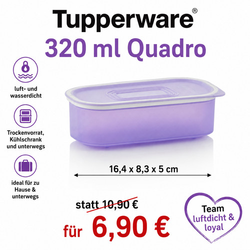 Tupperware 320 quadro - tupperware,
