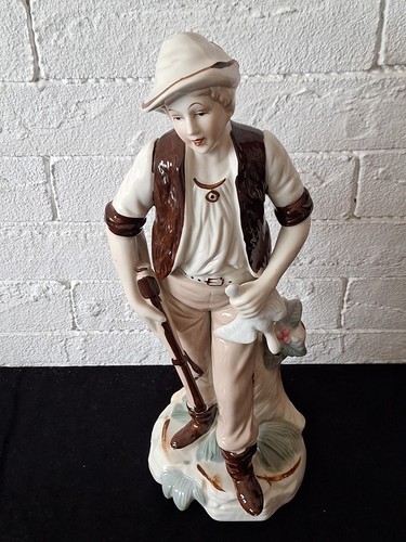 Porzellan figur jäger mit - figur,,