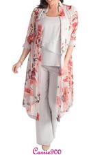 Chesca Blumen Chiffon Mantel