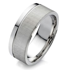 1 Designer Edelstahlring Männering Damenring mit Ring Gravur Gratis HD100