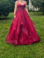 ballkleid, 34, lang, rot und von JJ's House (neu)