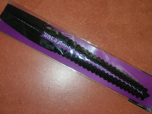 Haarband festlich schwarz - ,