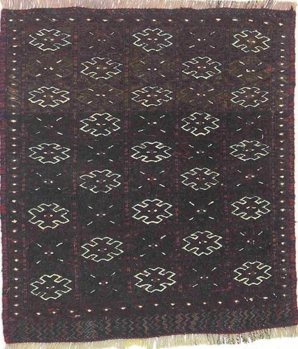 Kelim teppich 69x59 - 69x59, rot