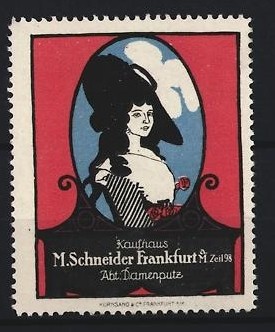Reklamemarke frankfurt main - frankfurt,