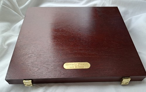 Holzmünzbox deutsche - holzmÜnzbox, "deutsche