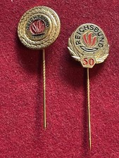 Sozialverband Reichsbund, zwei goldene Anstecknadeln