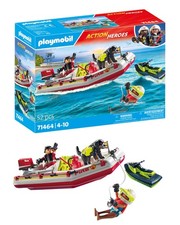 Playmobil Feuerwehrboot mit
