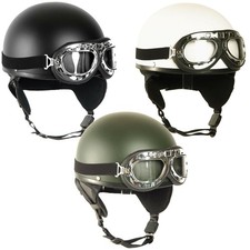 Retro helm halbschale - retro, mit