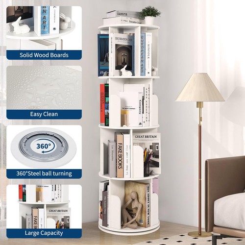 360 drehbares bücherregal - 360°,
