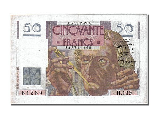 Geldschein frankreich 50 - geldschein,, frankreich,