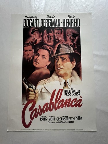 Casablanca filmplakat poster - casablanca,
