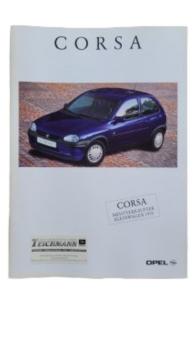 Opel corsa prospekt katalog - corsa,