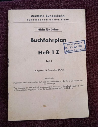 Deutsche bundesbahn essen - deutsche,