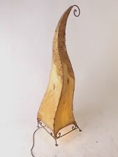 Orientalische Stehlampe H 92,5 Marokkanische Lederlampe