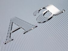 3D Plexiglas Buchstaben 3mm Transparent Acrylglas Hausnummer Beschriftung
