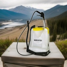 Mesto Rückenspritze 12 L, Pumpsprüher 6 bar, Kunststoffbehälter, Messingdüse