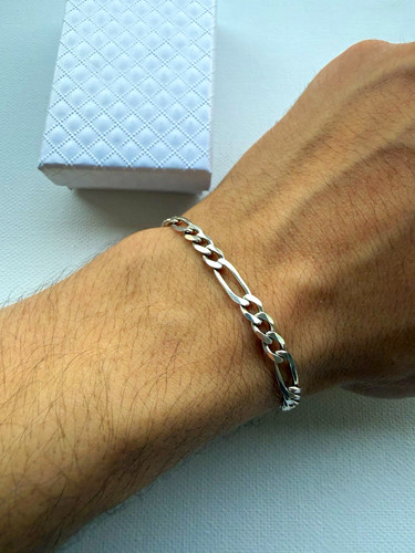 S925 figaro armband 5mm - armband,