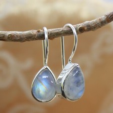 Mondstein Ohrhänger Sterling