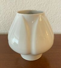 Lorenz Hutschenreuther Vase weiß Fabius von Gugel Höhe ca. 15,5 cm