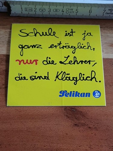 Pelikan schulsprüche - pelikan, 1