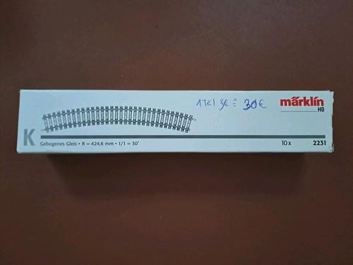 Märklin gleis 2231 - märklin, k-gleis