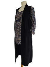 Damen longweste schwarz - damen,