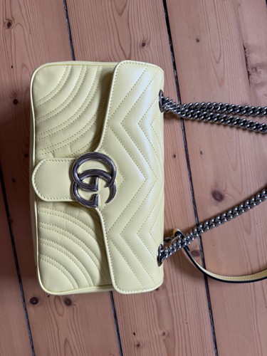 Gucci marmont leder handtasche - gucci,
