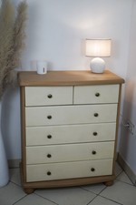 MASSIVHOLZ KOMMODE, Landhauskommode, Kiefer, beige-grau-braun