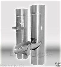 Regenwasserklappe DN 100 Titanzink Fallrohrklappe Regenrohrklappe Fallrohr  