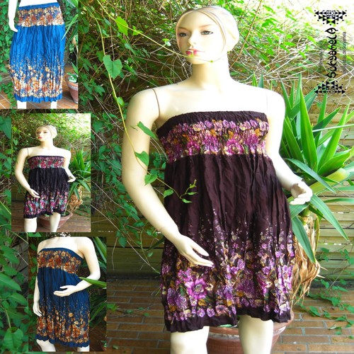 Strand crinkle rock kleid - rock,