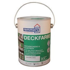 (22,68 EUR/l)  Remmers Deckfarbe 2,5 l Wasserbasis hochdeckend innen und außen