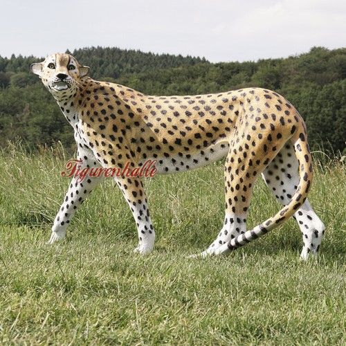 Leopard raubkatze statue - raubkatze,