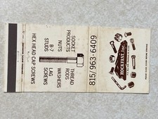 AT445 Vintage Matchbook Cover