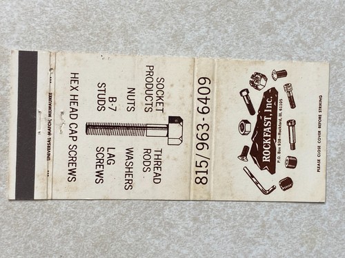At445 vintage matchbook - matchbook, cover