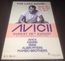 RARE DJ AVICII LAST EVER SHOW