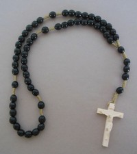 Rosenkranz geknüpft schwarze