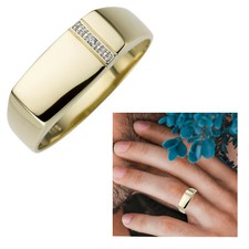 Herren goldring 585 - herren,