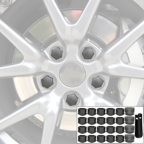 17mm grau radmutterkappe - grau,