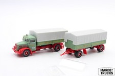 Herpa MAN F8 Diesel Pritsche/Plane-Hängerzug "Wandt" 1:87 /H25577