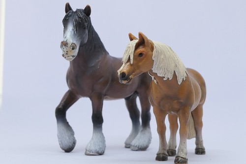 Schleich pferde set - 2, –