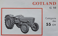 Güldner Toledo G 40 und Gotland G 50 Prospekt Traktor Schlepper für den Export