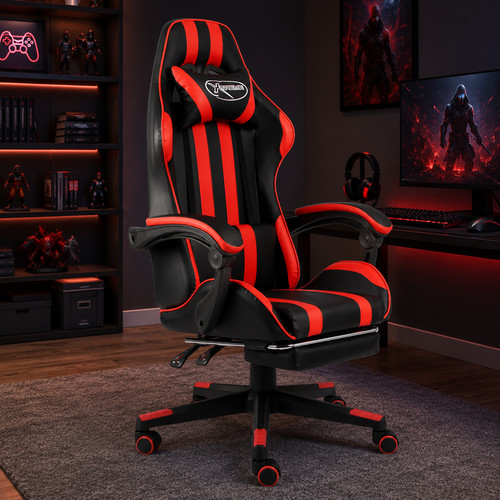 Gaming stuhl mit - stuhl, fußstütze