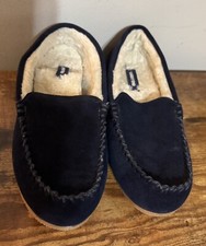 Lands End Suede Moccasin