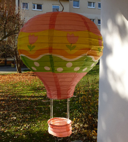 Deko heißluftballon lampion - heißluftballon,,
